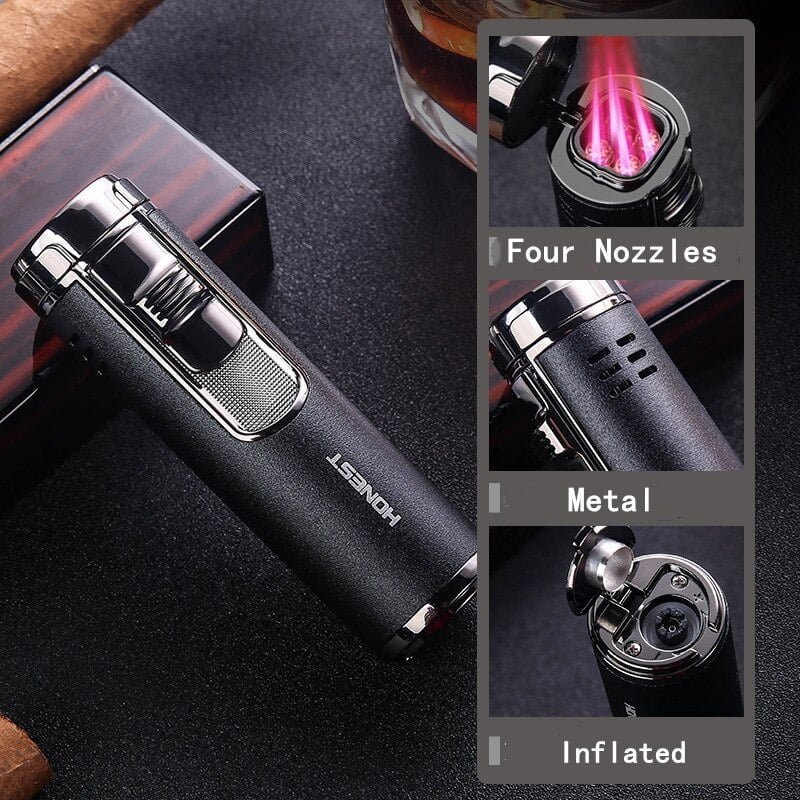 Windproof Torch Jet Lighter BBQ Spray Gun Lighters For Men Zorro