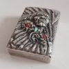Zorro Silver Handmade Indian Chief Carved Lighter