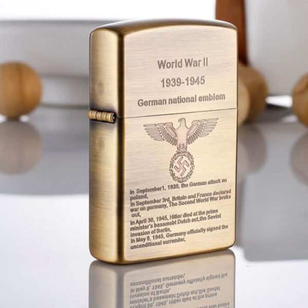 German World War Engraved Lighter