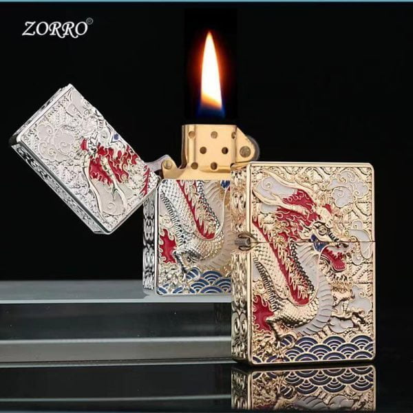 Zorro Snake Dragon Kerosene Lighter