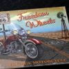 Embossed Motorcycle Kerosene Lighter - Handmade Brass Tribute to Freedom Wheels