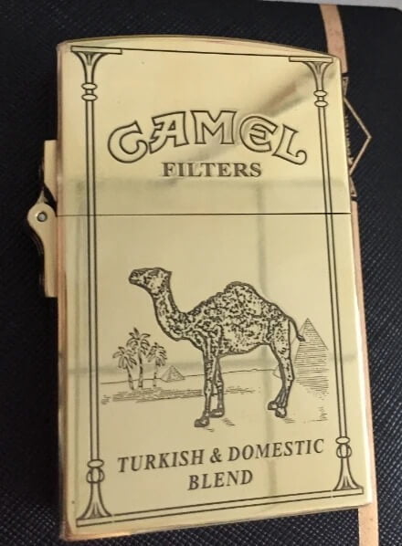 Camel Carved Zorro Lighter